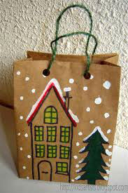 Sacs/sacs en papier de cadeau de papier de Noël de sac de papier/fantaisie de Noël pour Noël