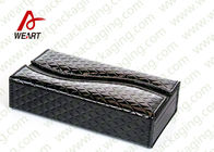 Special Handle Leather Material Customized Paper Box For Make Up Pakaging