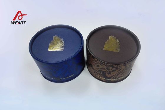Petits boîte-cadeau ronds de estampillage chauds extérieurs de bijoux pour le paquet d'anneau, réutilisés